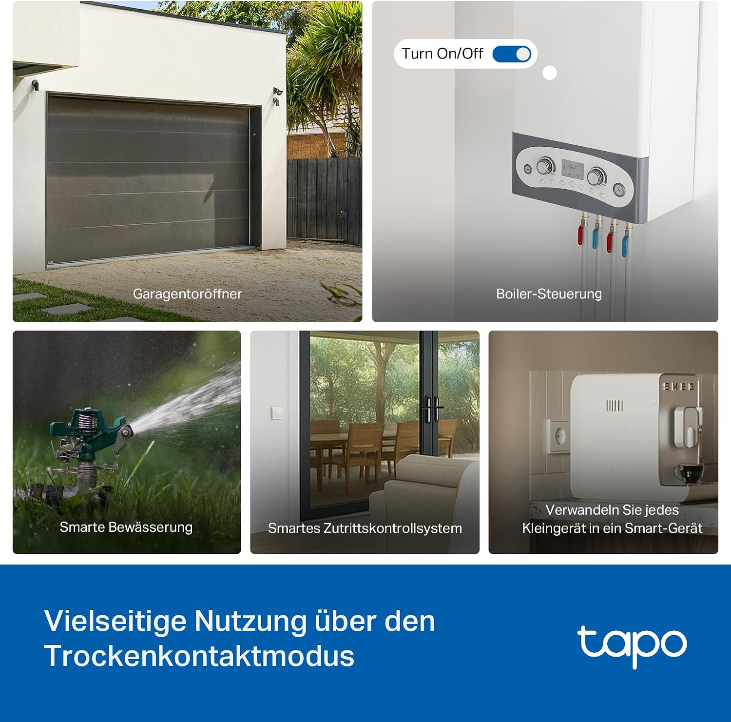 Detalle de Tapo S110E WLAN Smart Relais 1 Kanal 10 A