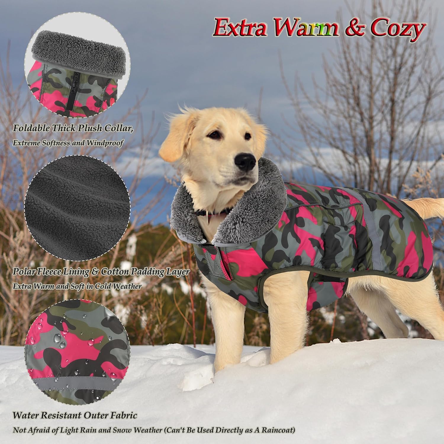 Detalle de Dogcheer Dog Coat, 3XL