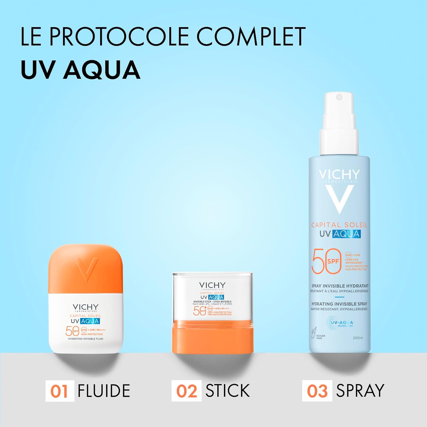 Detalle de Vichy Capital Soleil UV Aqua Fluide SPF50 50 ml