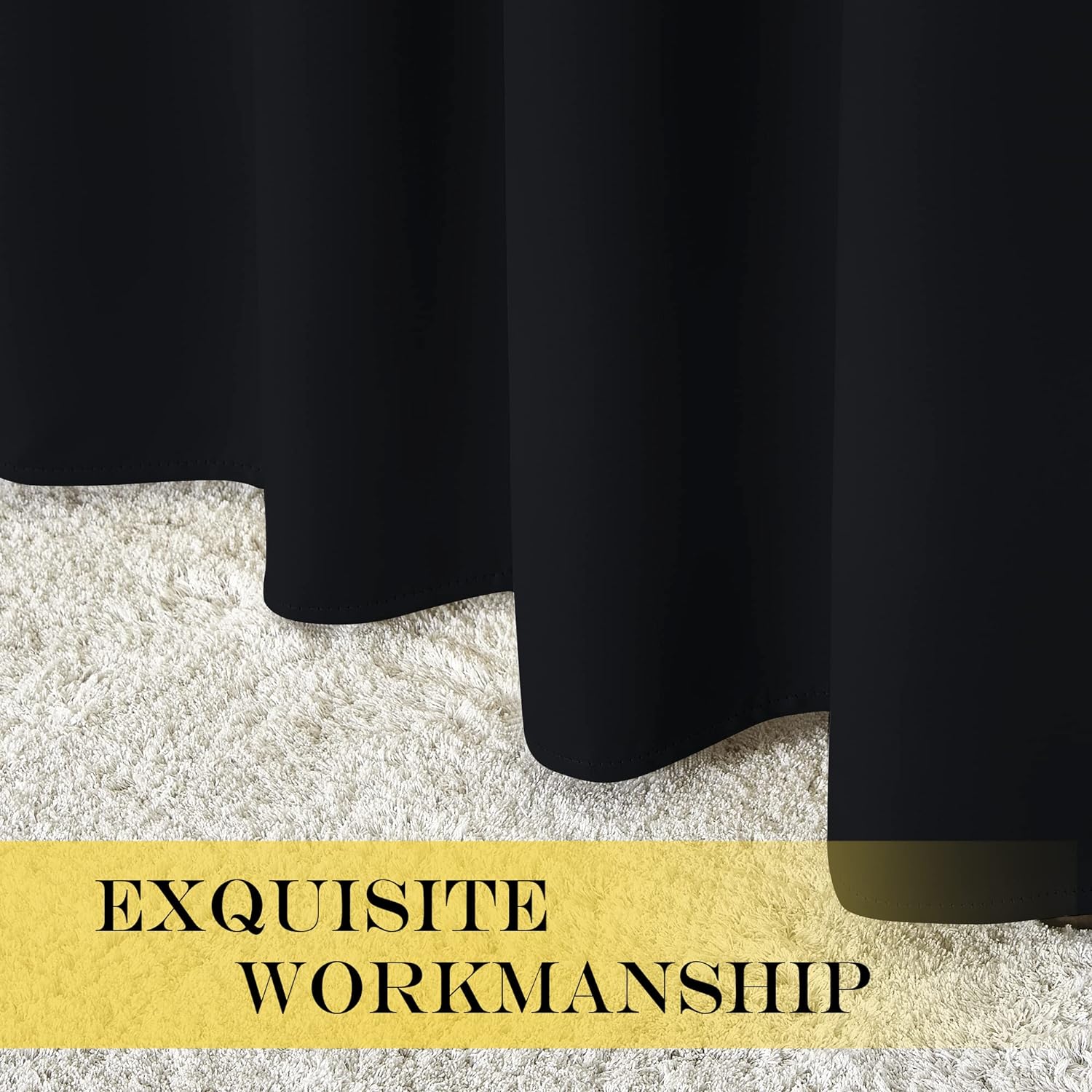 Thumbnail 5 de NICETOWN Sliding Glass Door Blackout Curtain W100xL84
