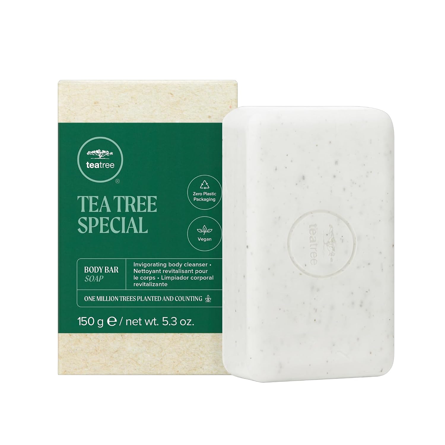 Detalle de Tea Tree TTB-150 Body Bar Soap with Parsley Flake Exfoliation