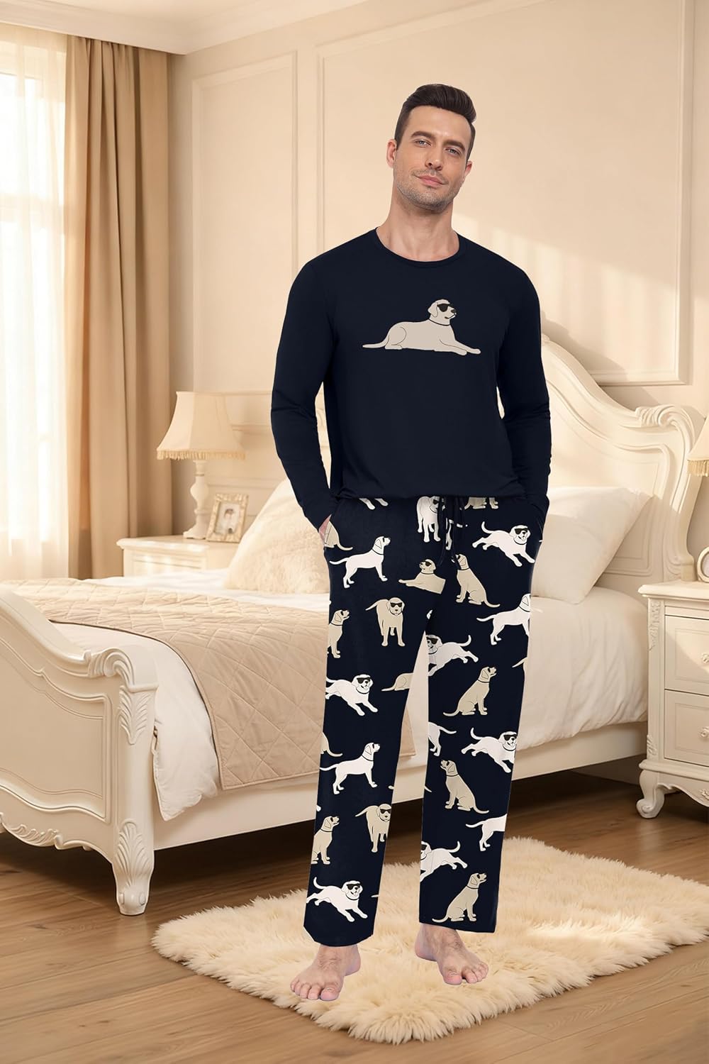 Detalle de Men's Pajama Set, S–2XL