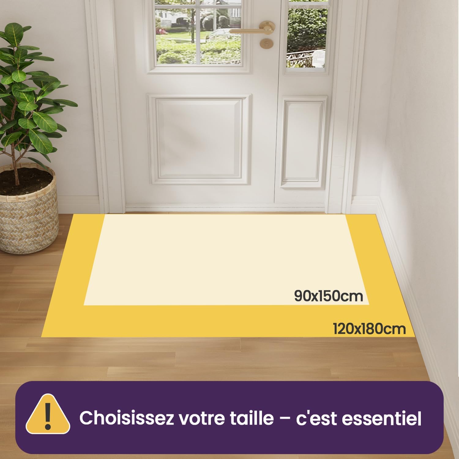 Detalle 2 de DEXI Paillasson intérieur 120 x 180
