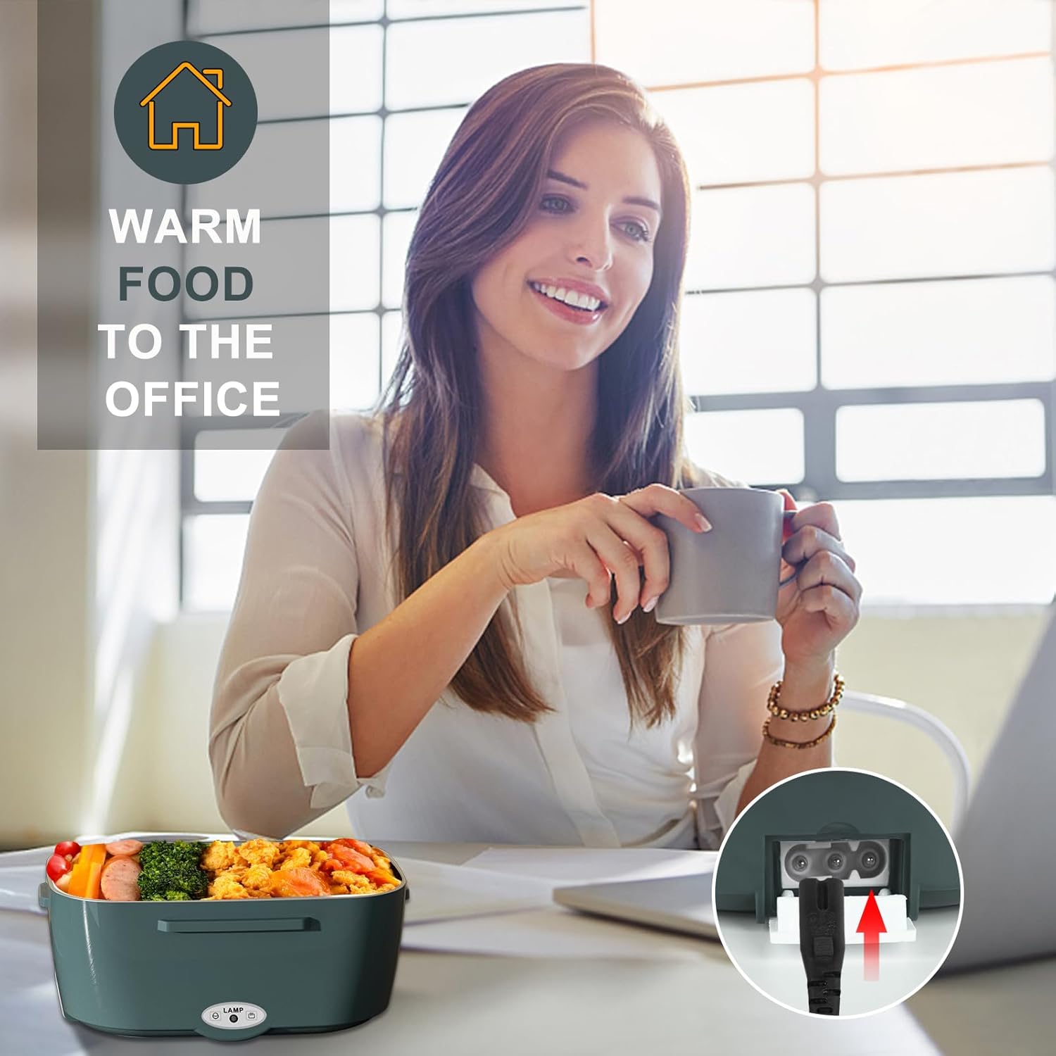 Thumbnail 4 de Monteka Electric Lunch Box Heater 80 W