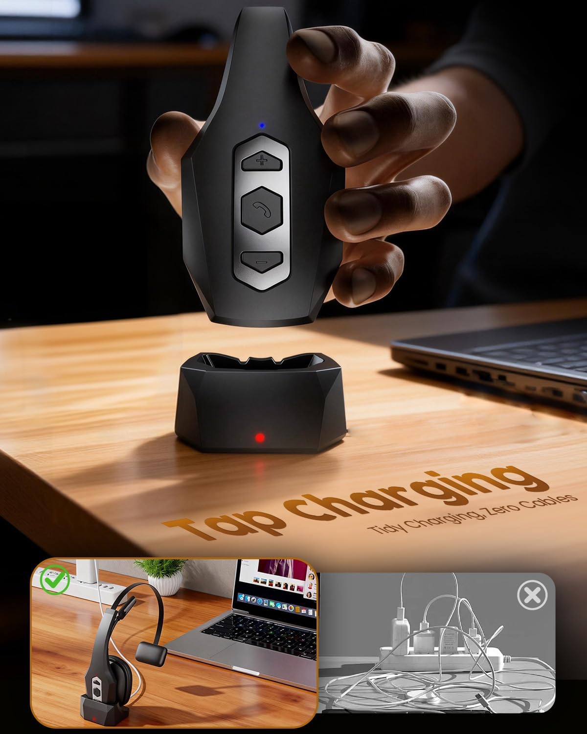 Thumbnail 6 de OTYHVV Trucker Bluetooth Headset with Charging Base