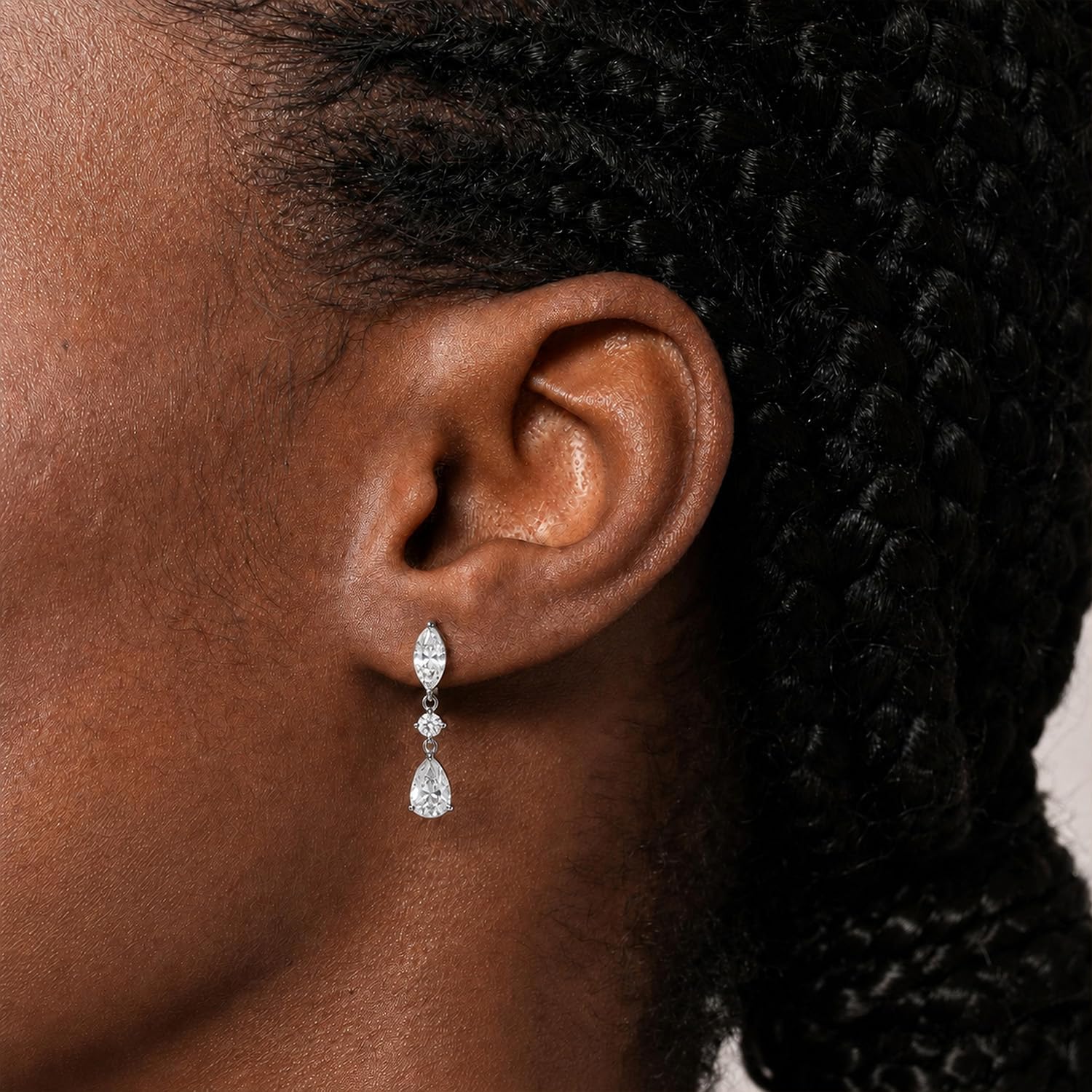 Detalle de Dangle Earrings, 14K Gold Plated