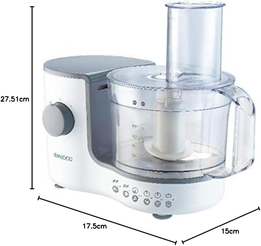 Detalle 2 de Kenwood Compact Food Processor FP120 (1.4L) – Practical daily helper in white