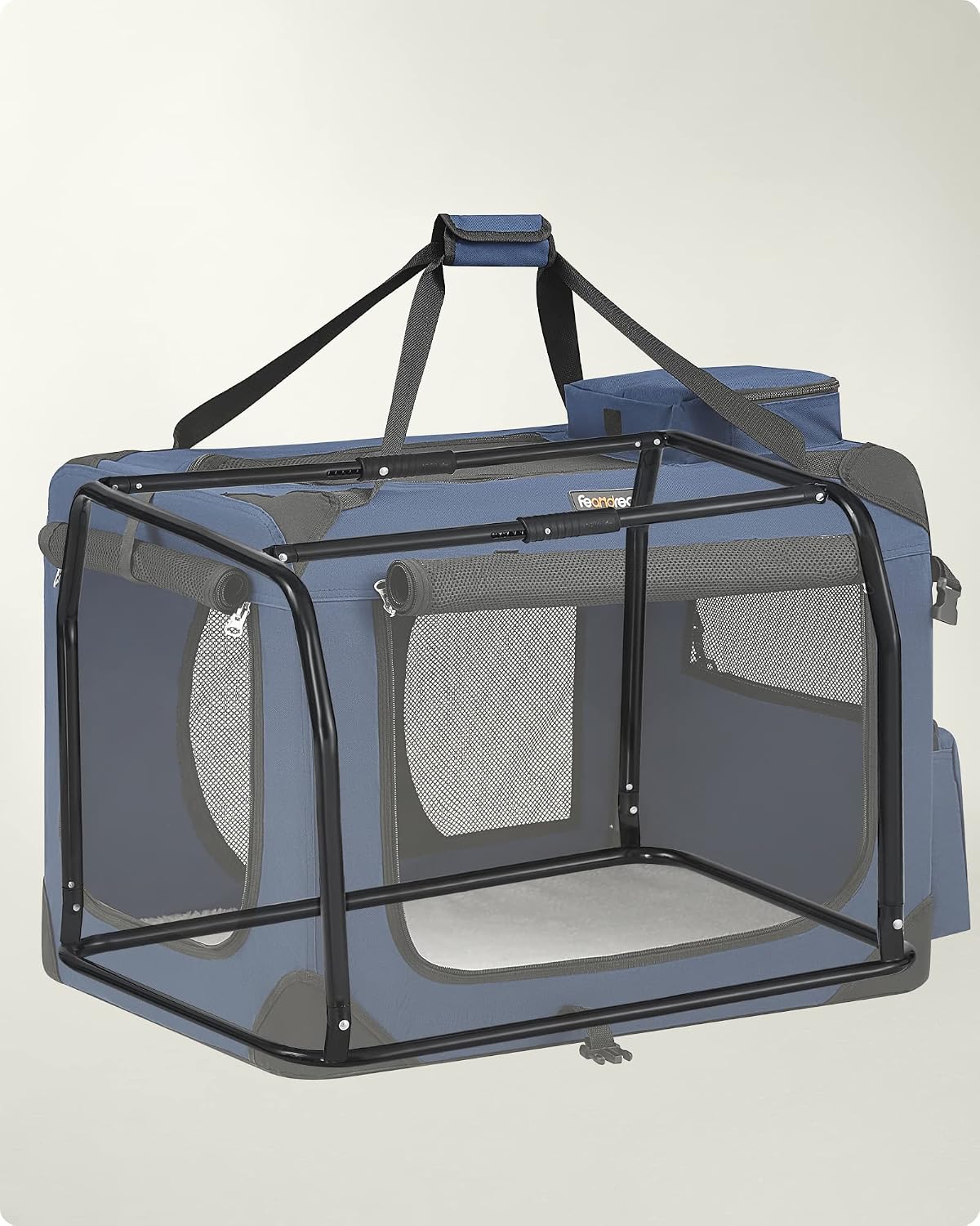 Detalle 2 de Feandrea Foldable Pet Carrier Bag (PDC70Z) – Soft-sided portable cat dog travel carrier with breathable mesh