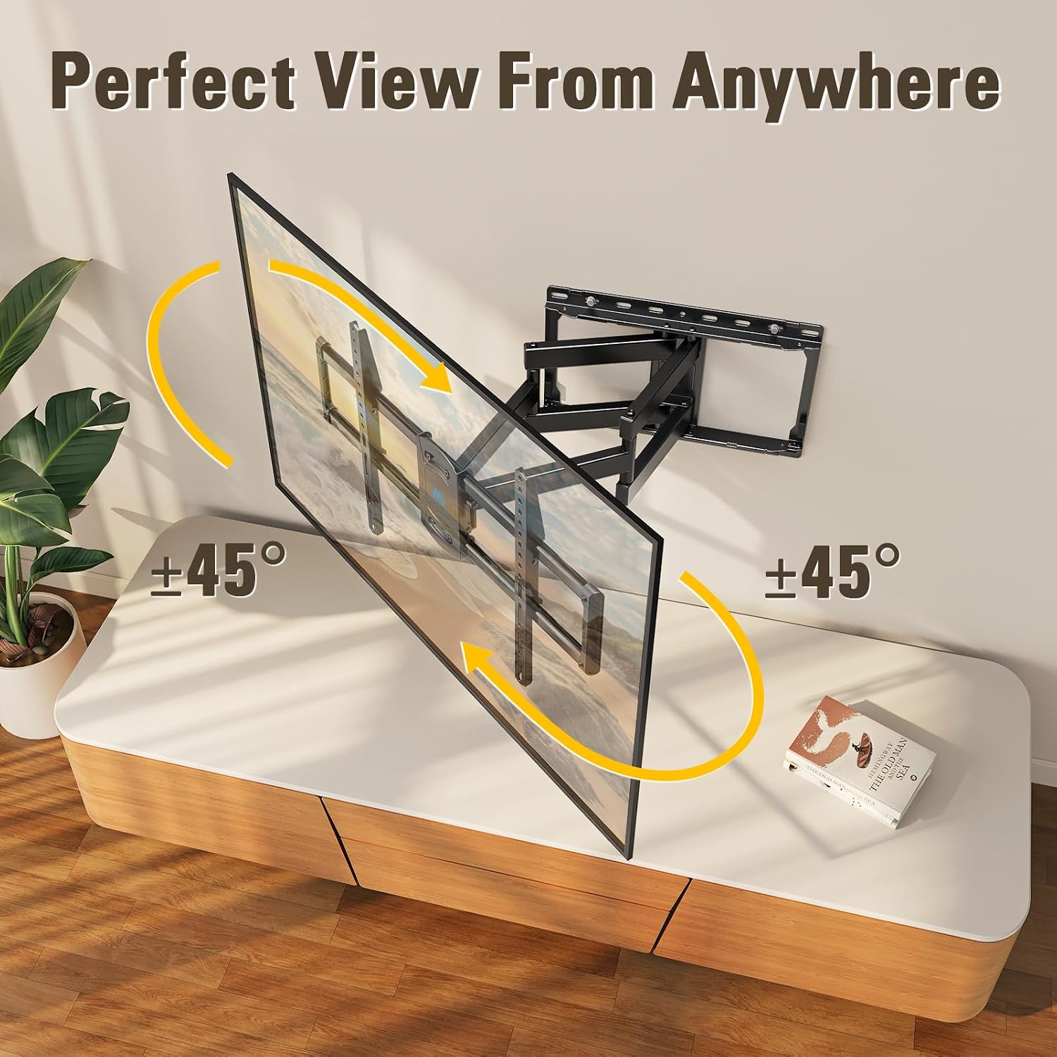Thumbnail 1 de Mounting Dream full-motion TV wall mount MD2617-CA