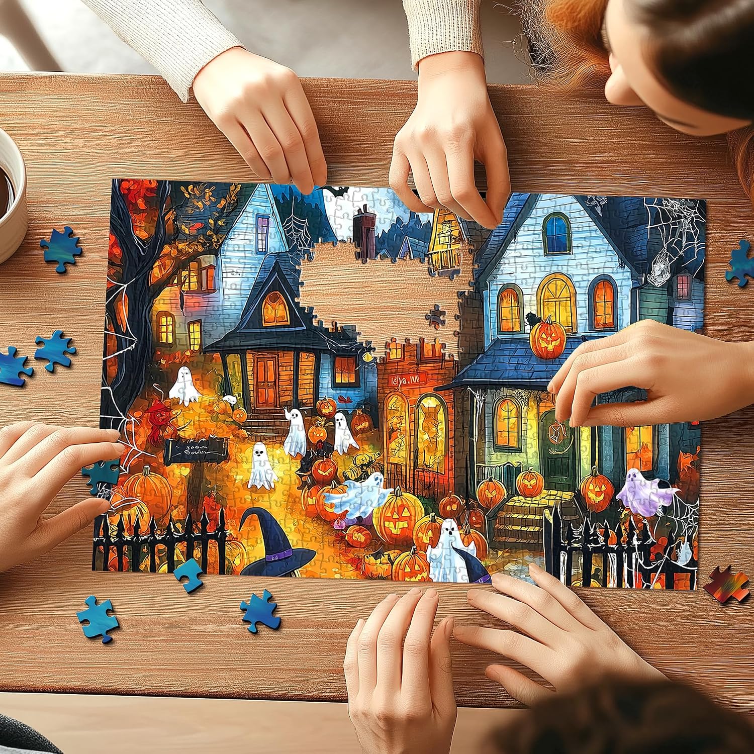 Detalle 1 de Blueforest Halloween Jigsaw Puzzle, 1,000 Pieces