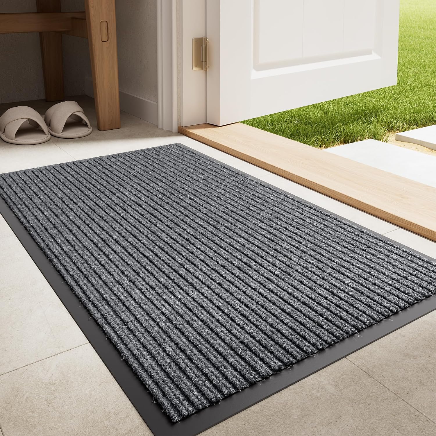 Detalle de EZ2LIVE Indoor Outdoor Doormat, 29.5 x 17