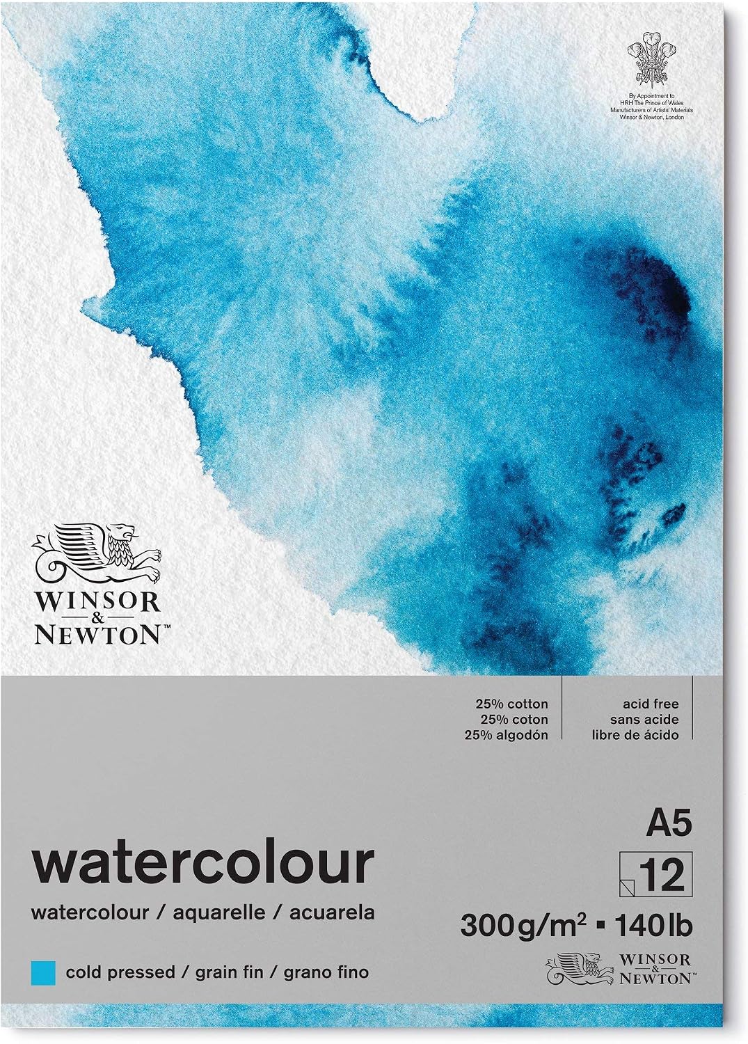 Thumbnail 6 de Winsor & Newton 6662578 akvarellblock, 300 g/m², finkornigt papper i bomull