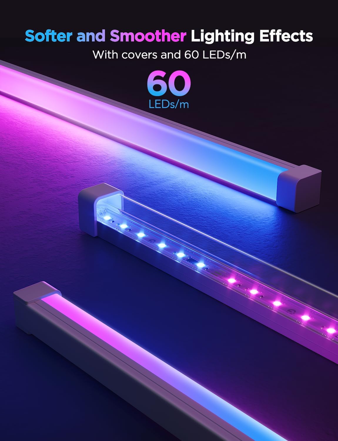 Detalle 2 de Govee RGBIC LED Strip Lights 32.8 ft ⚡