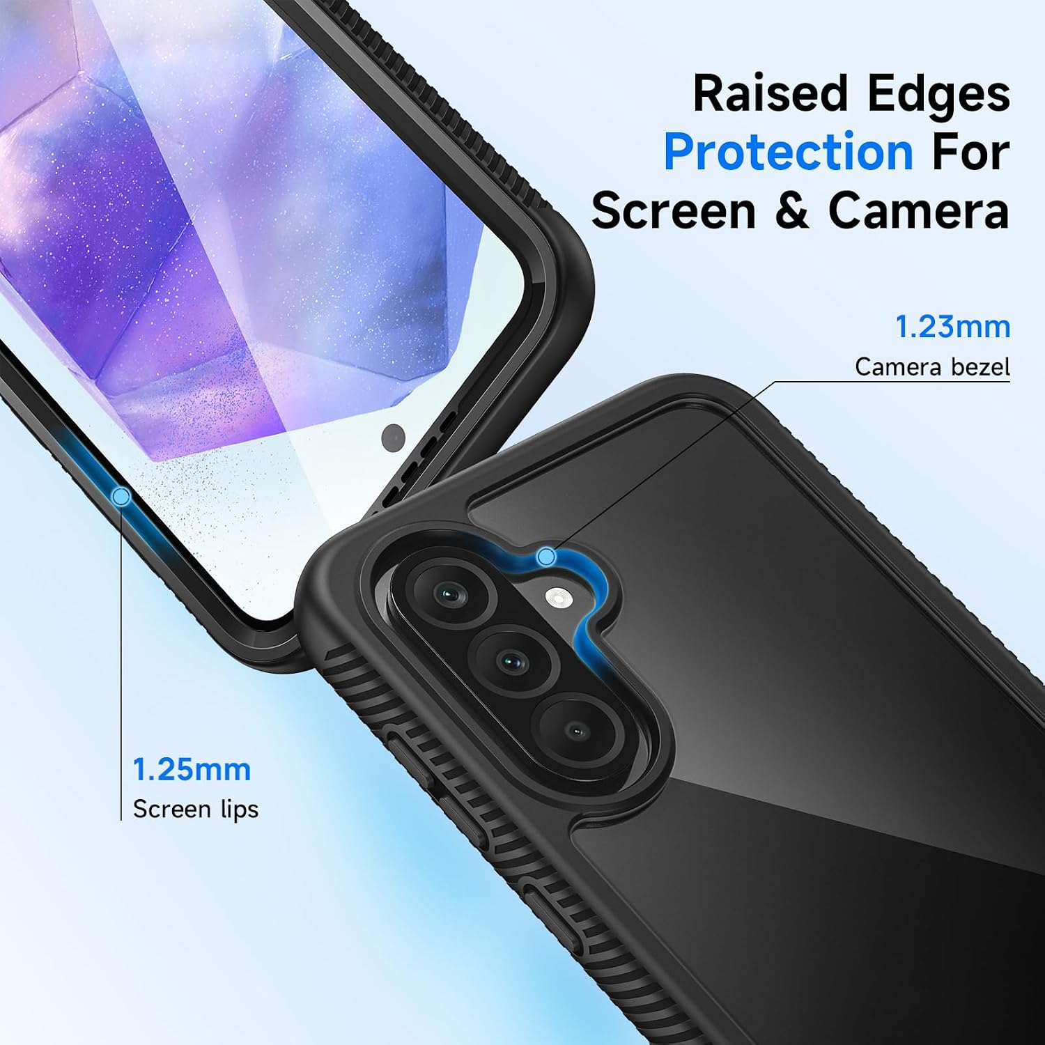 Detalle 2 de Samsung A56/A36 shockproof case with protector