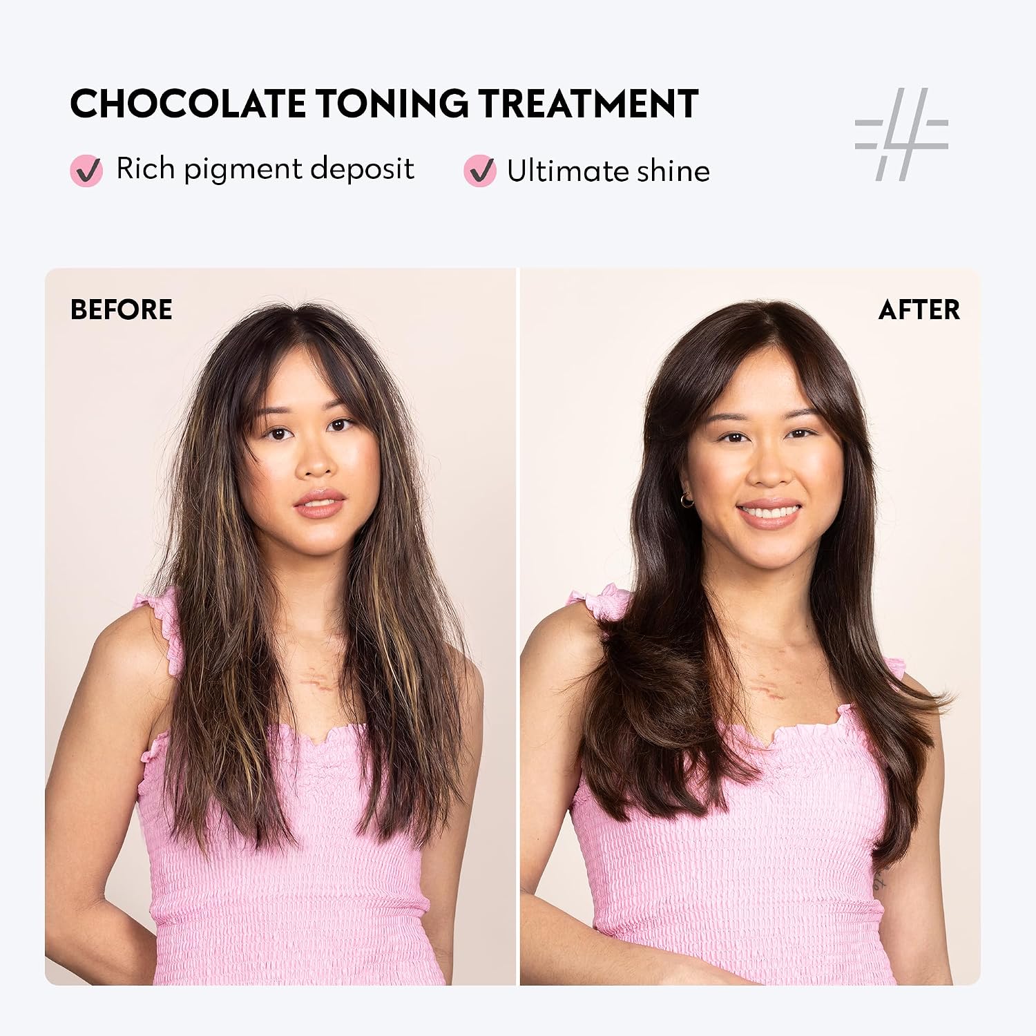 Detalle 2 de Four Reasons Color Mask in Chocolate (27 Colors) Hair Gloss & Color Depositing Conditioner