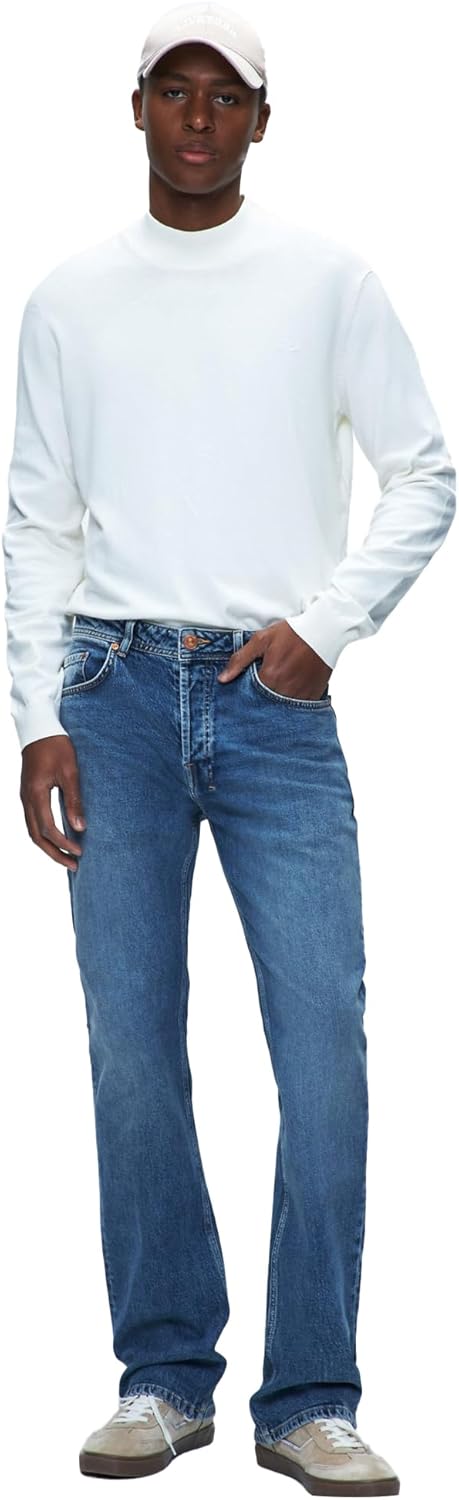 Detalle de LTB Jeans Homme – Coupe bootcut classique, confort et durabilité pour un style occidental