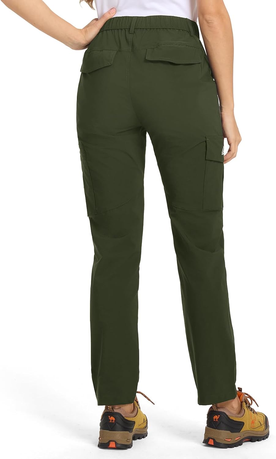 Detalle 2 de TBMPOY Women's Cargo Hiking Pants, Water-Resistant, Quick-Dry, 6 Pockets