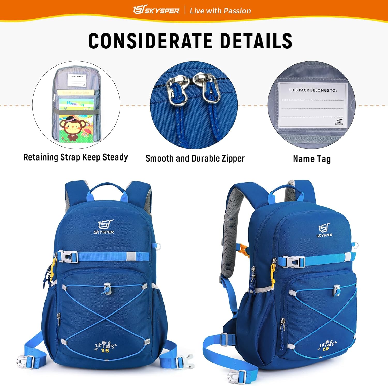 Detalle 2 de SKYSPER Kinderrucksack 15L