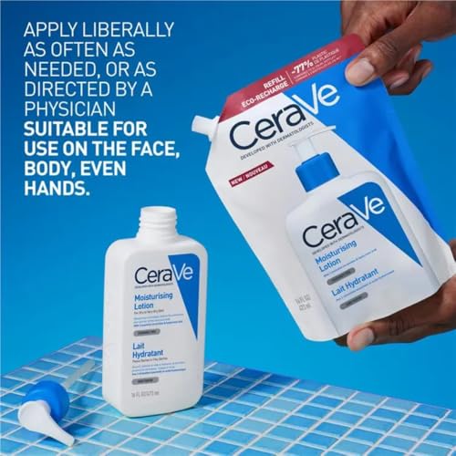 Thumbnail 6 de CeraVe Lozione Idratante 473 ml – Refill per Pelli Secche a Molto Secche con Ceramidi e Acido Ialuronico