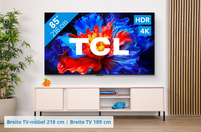 Thumbnail 10 de TCL 85 Zoll QLED P81K 4K (2025) Fernseher