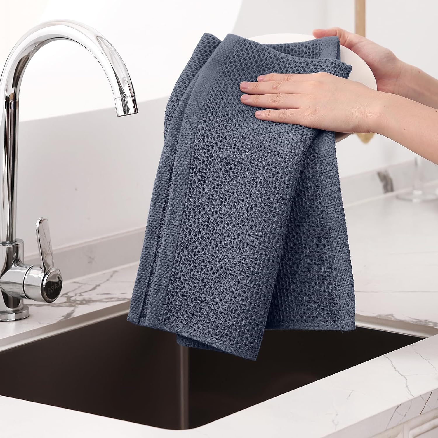Detalle de Homaxy Kitchen Towels, 100% Cotton