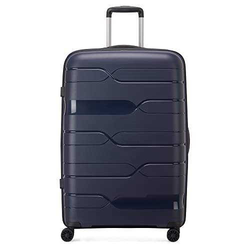 Detalle 2 de MODO by Roncato MD1 Trolley Grande 75 cm Espandibile Blu – 110 L, TSA, 4 Ruote