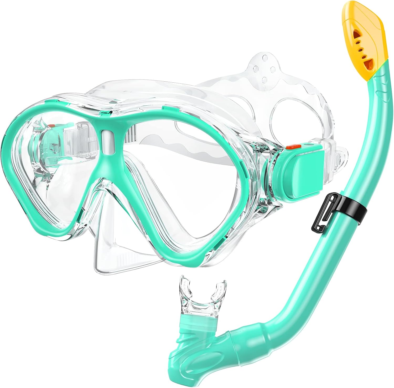 Thumbnail 6 de Gintenco Kids Snorkel Set with Dry Top Mask – 180° Panoramic View for Youth