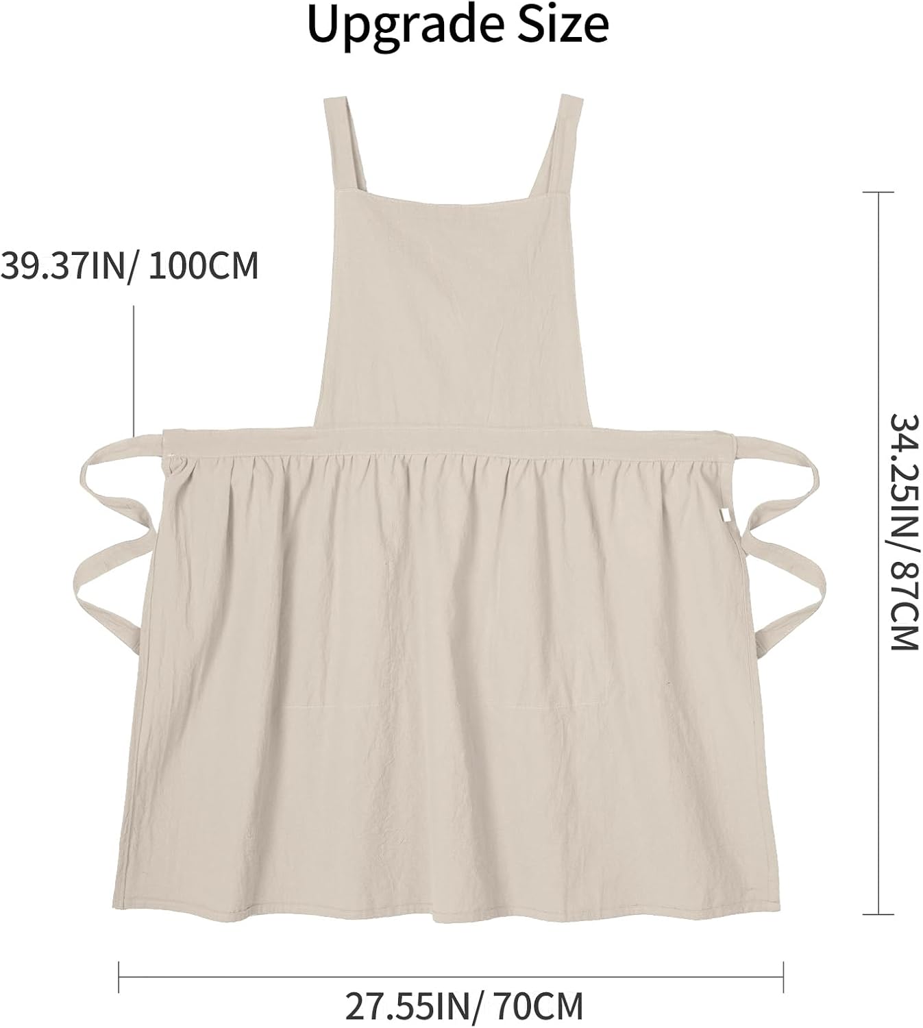 Detalle de Pinknoke Pinafore Apron, Cotton Blend