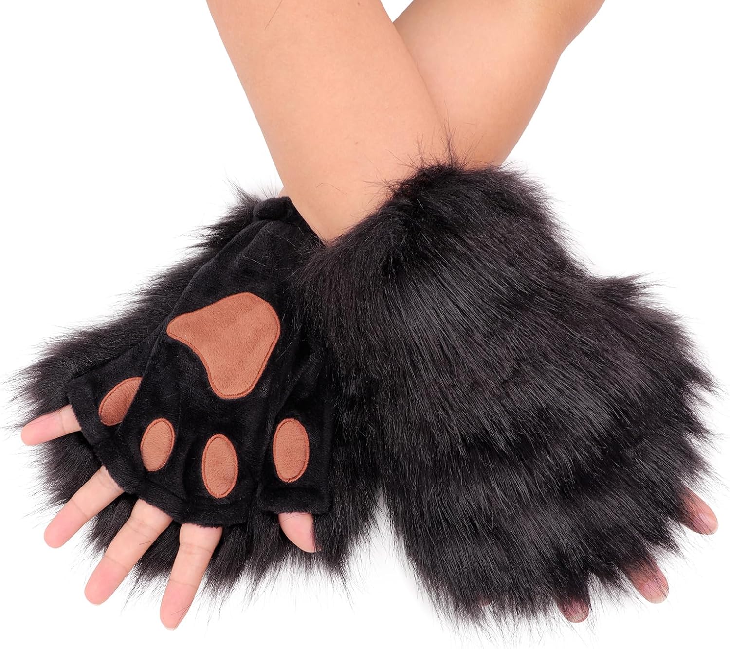 Thumbnail 3 de DRESHOW Wolf Fox Fur Tail Set 19.7in