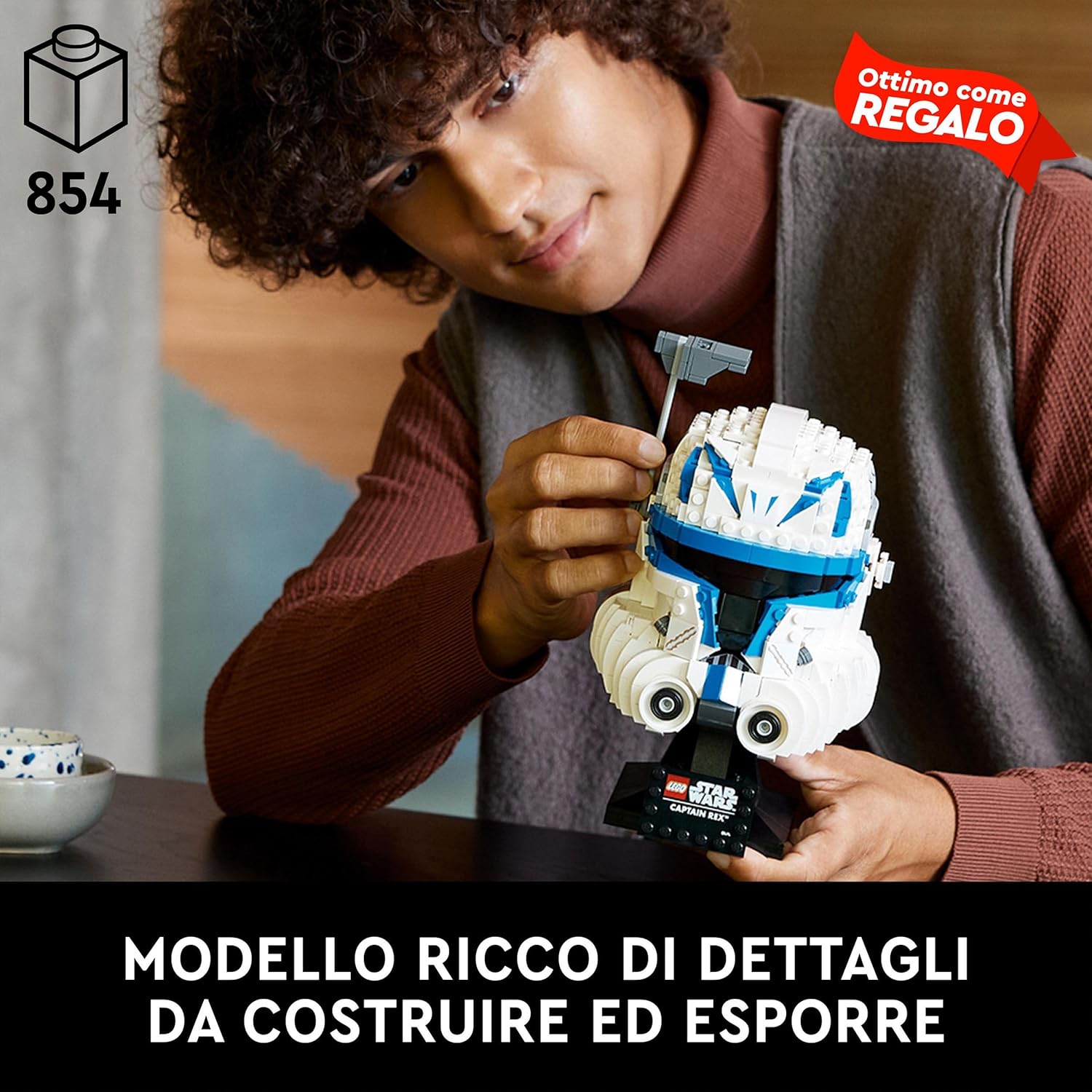 Thumbnail 1 de LEGO 75349 Star Wars Casco di Captain Rex – un must per collezionisti e appassionati di The Clone Wars