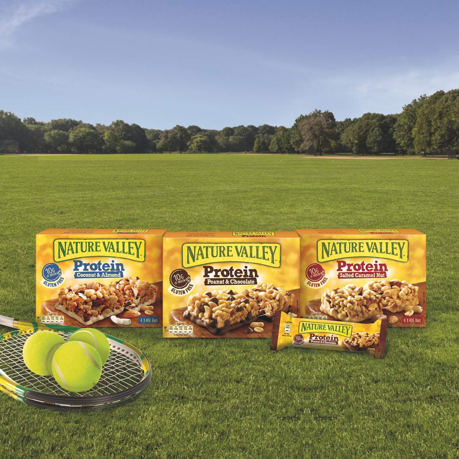 Thumbnail 6 de Nature Valley Protein Peanut & Chocolate Gluten Free Cereal Bars – 26 x 40g