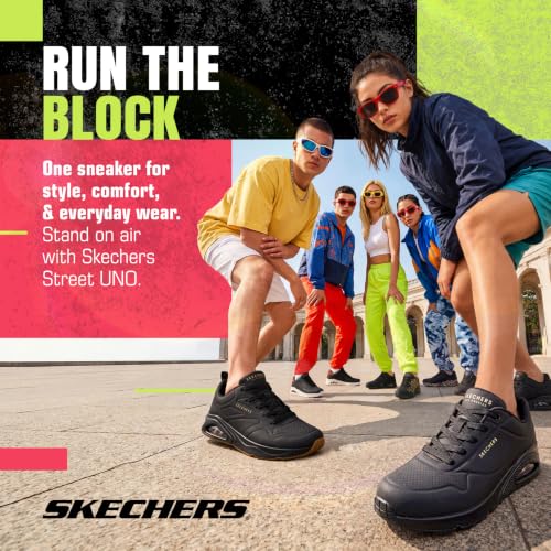Thumbnail 6 de Skechers Women's UNO Stand on Air Trainer – Black (8 UK Wide)