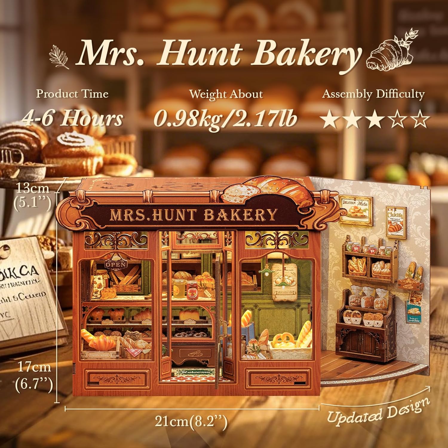 Thumbnail 2 de CUTEBEE Book Nook Kit 📚