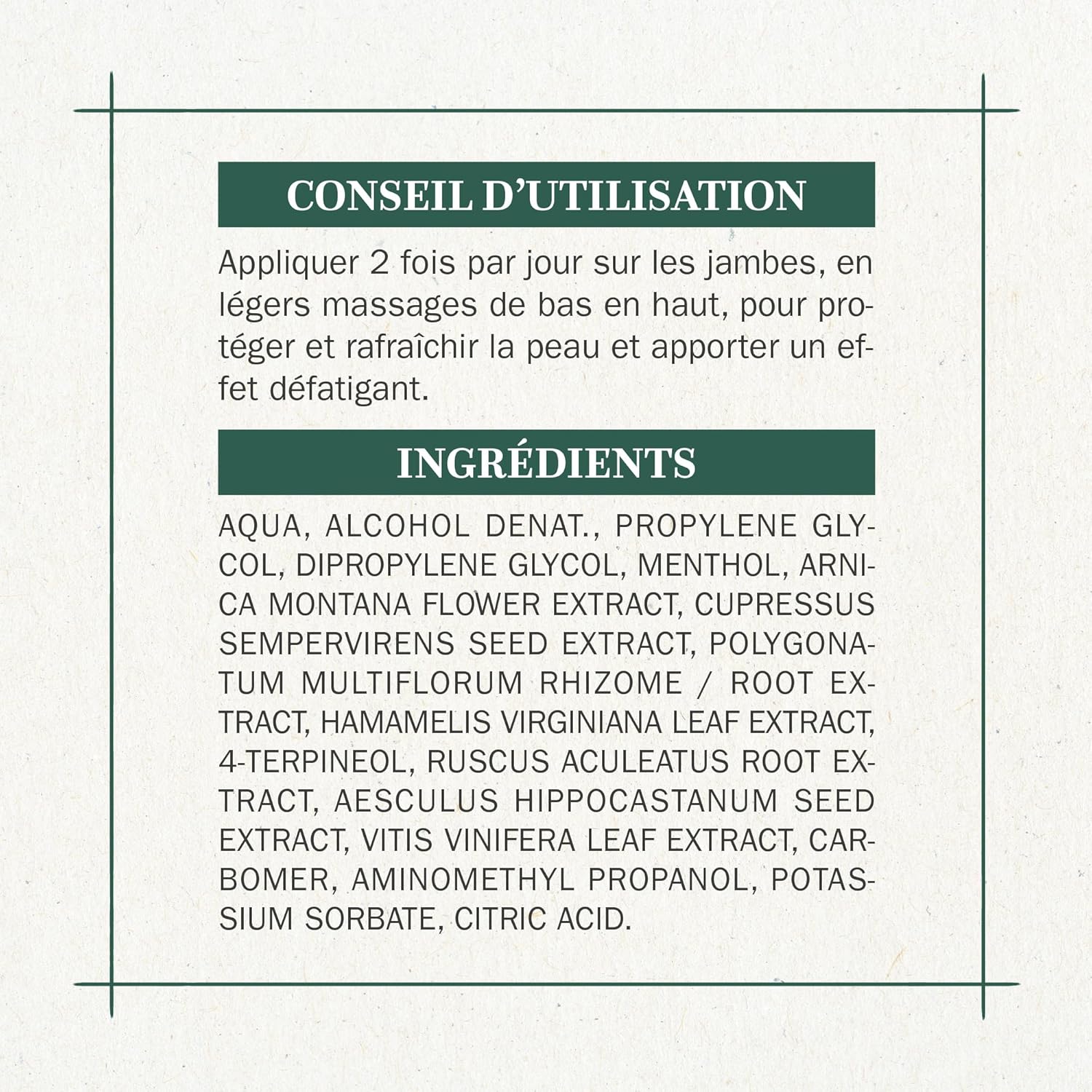 Thumbnail 5 de BLANCHE BRESSON Gel Froid Phyto Jambes Légères anti-fatigue 120 ml (fabriqué en France)