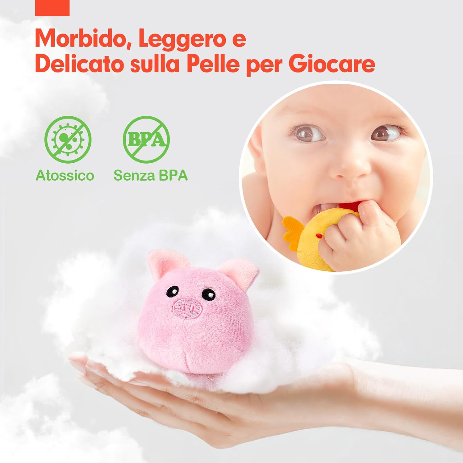 Detalle de hahaland Giochi Bambino 1 Anno Montessori, Casa Morbida Animali Fattoria