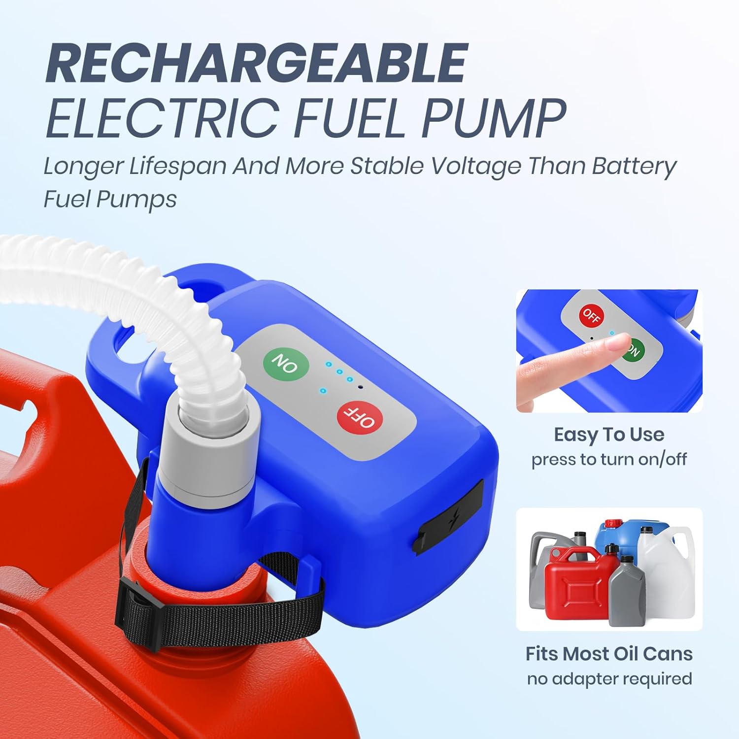 Detalle 2 de Nitigo Fuel Transfer Pump 3.2 GPM ðŸ›