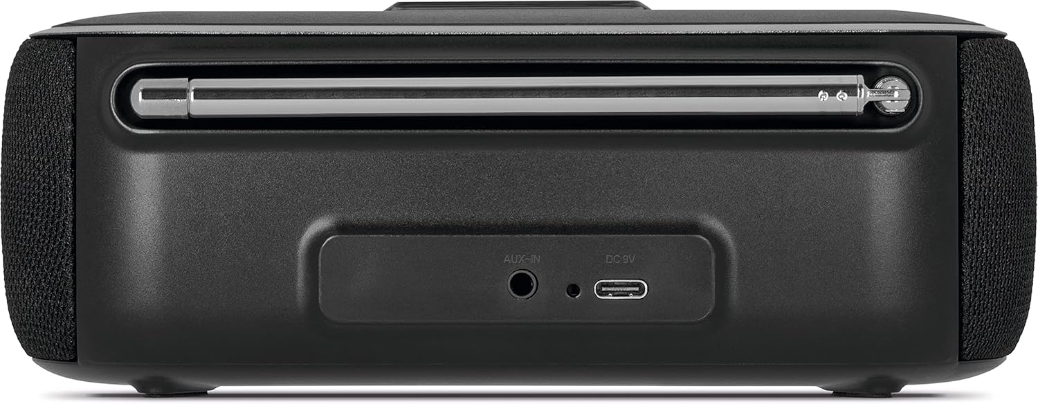 Thumbnail 6 de TechniSat VIOLA BT 1 tragbarer Bluetooth-Lautsprecher mit DAB+ Digitalradio, Wecktimer und AUX-in (6 W) schwarz/grau