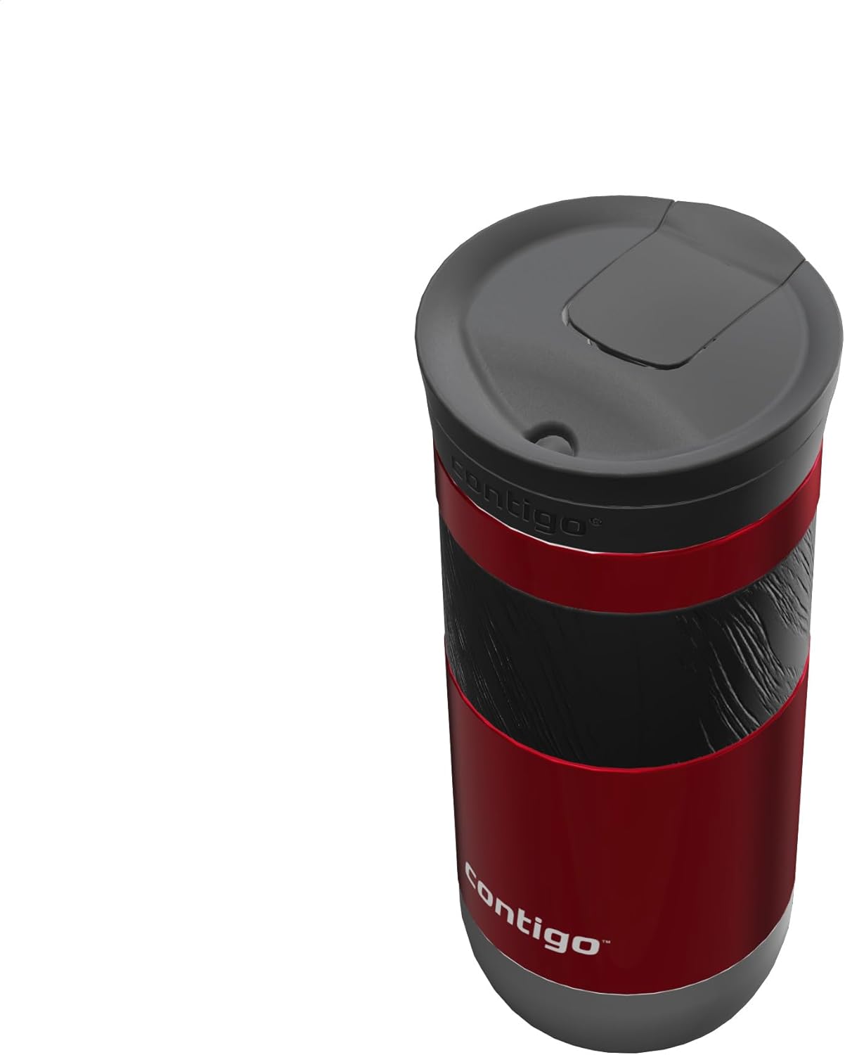 Thumbnail 2 de Contigo Byron Snapseal Thermobecher aus Edelstahl, auslaufsicher mit BPA-freiem Deckel (Rot) – 470 ml