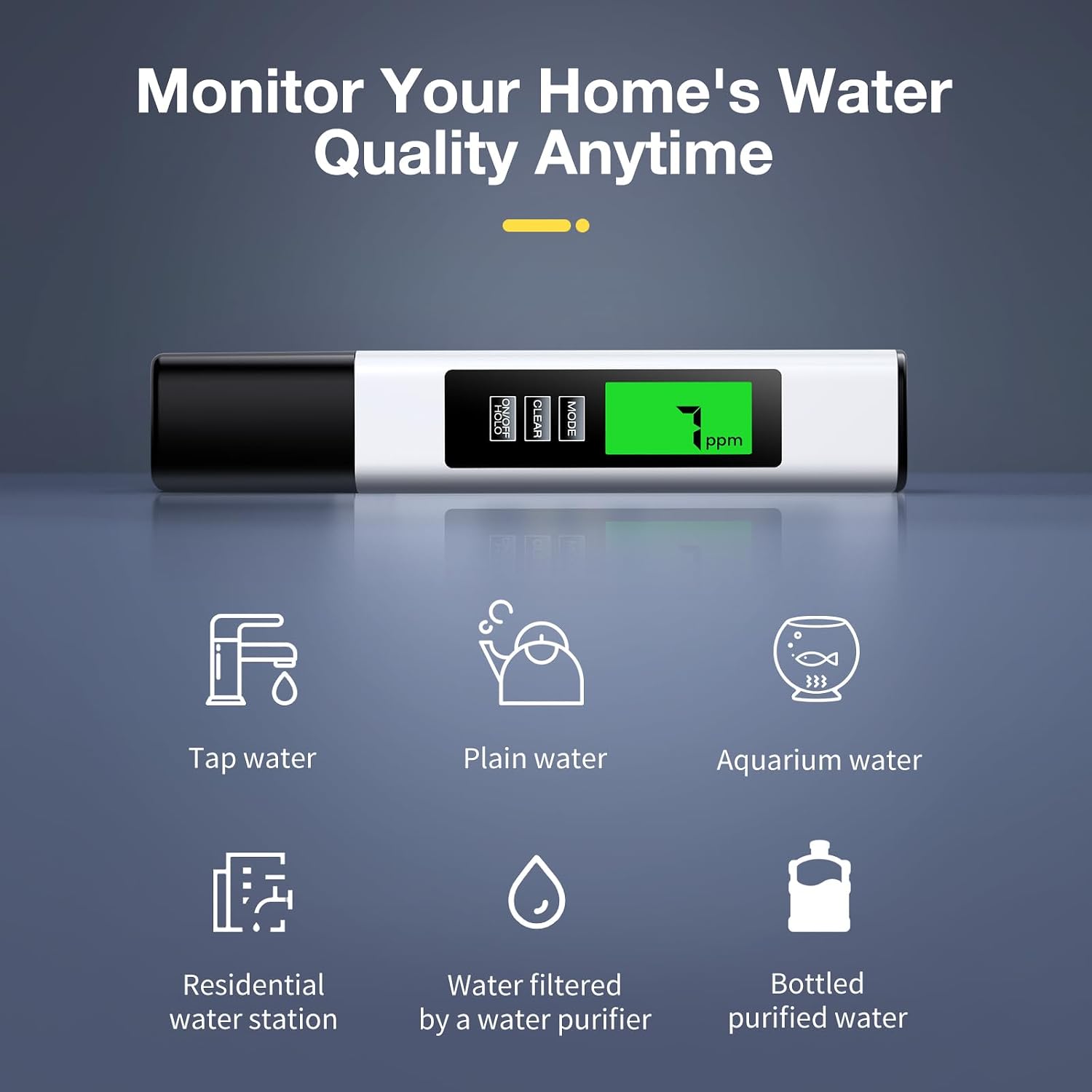 Thumbnail 3 de MEXYBE A2 4-in-1 Digital Water Tester for TDS, EC, and Temperature