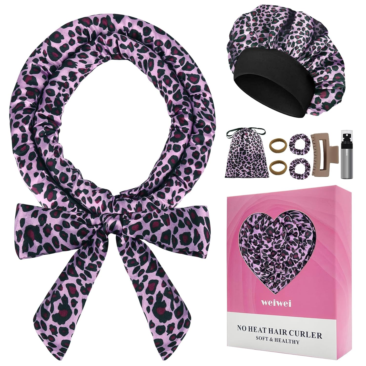 Thumbnail 6 de weiwei Satin Heatless Overnight Curls – Lockenwickler ohne Hitze mit Satin, 70" (178 cm), 9-teilig