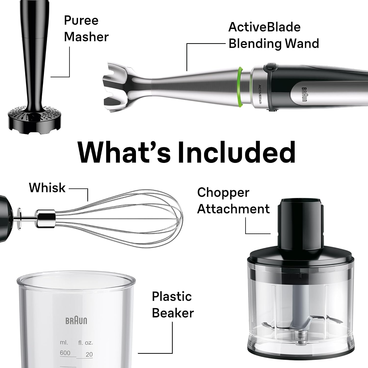 Thumbnail 6 de Braun MultiQuick 9 MQ9137XI Immersion Hand Blender with iMode Technology