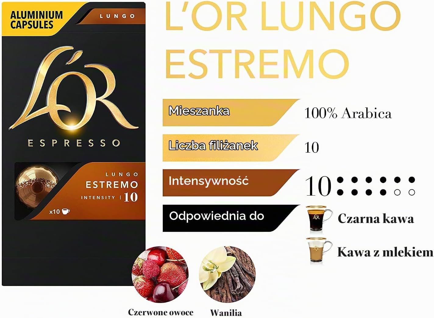 Thumbnail 6 de L'OR Lungo Estremo, 100 aluminiowych kapsułek do ekspresów Nespresso® i L'OR Barista