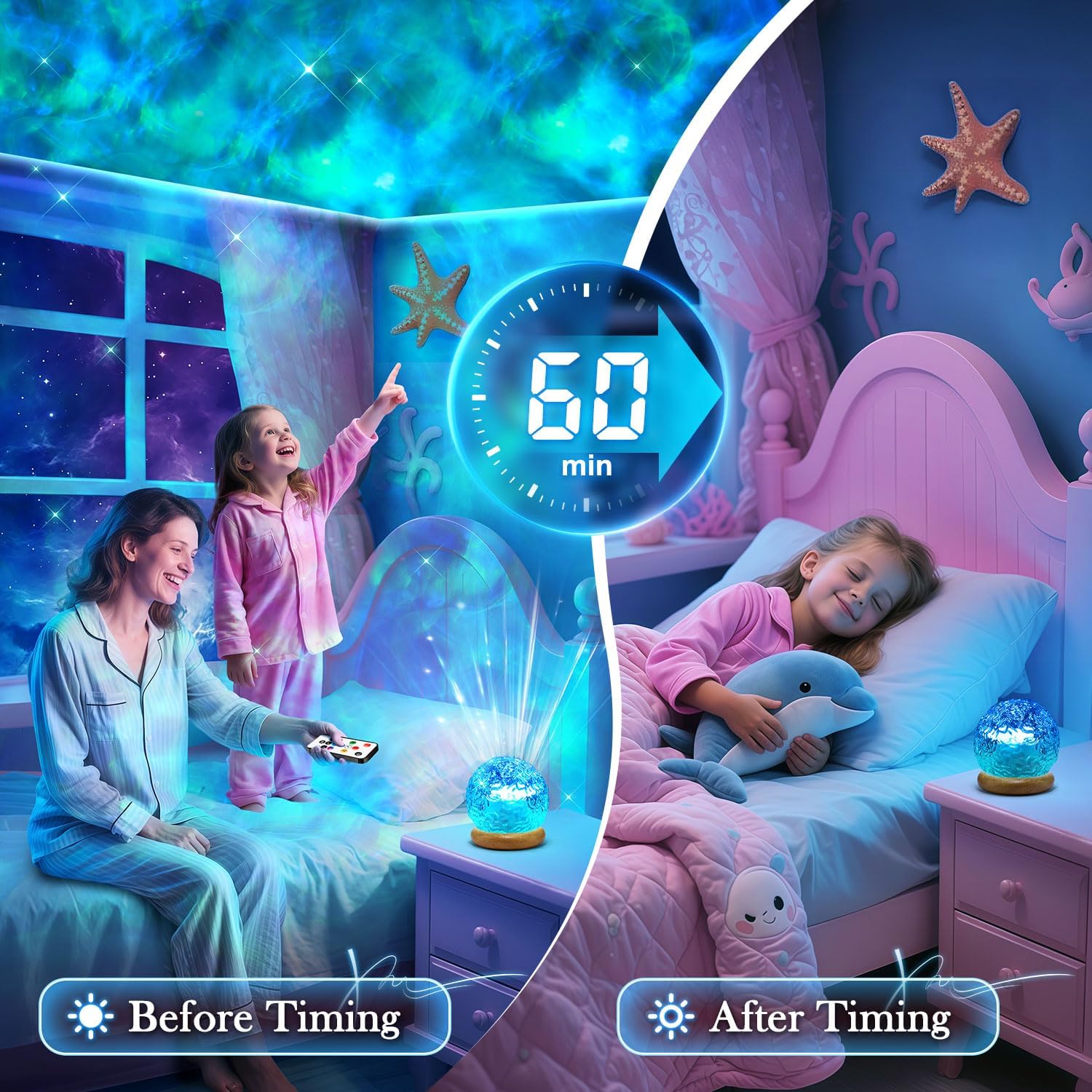 Thumbnail 5 de Sensory Lights 18‑colour mood light projector 🌙