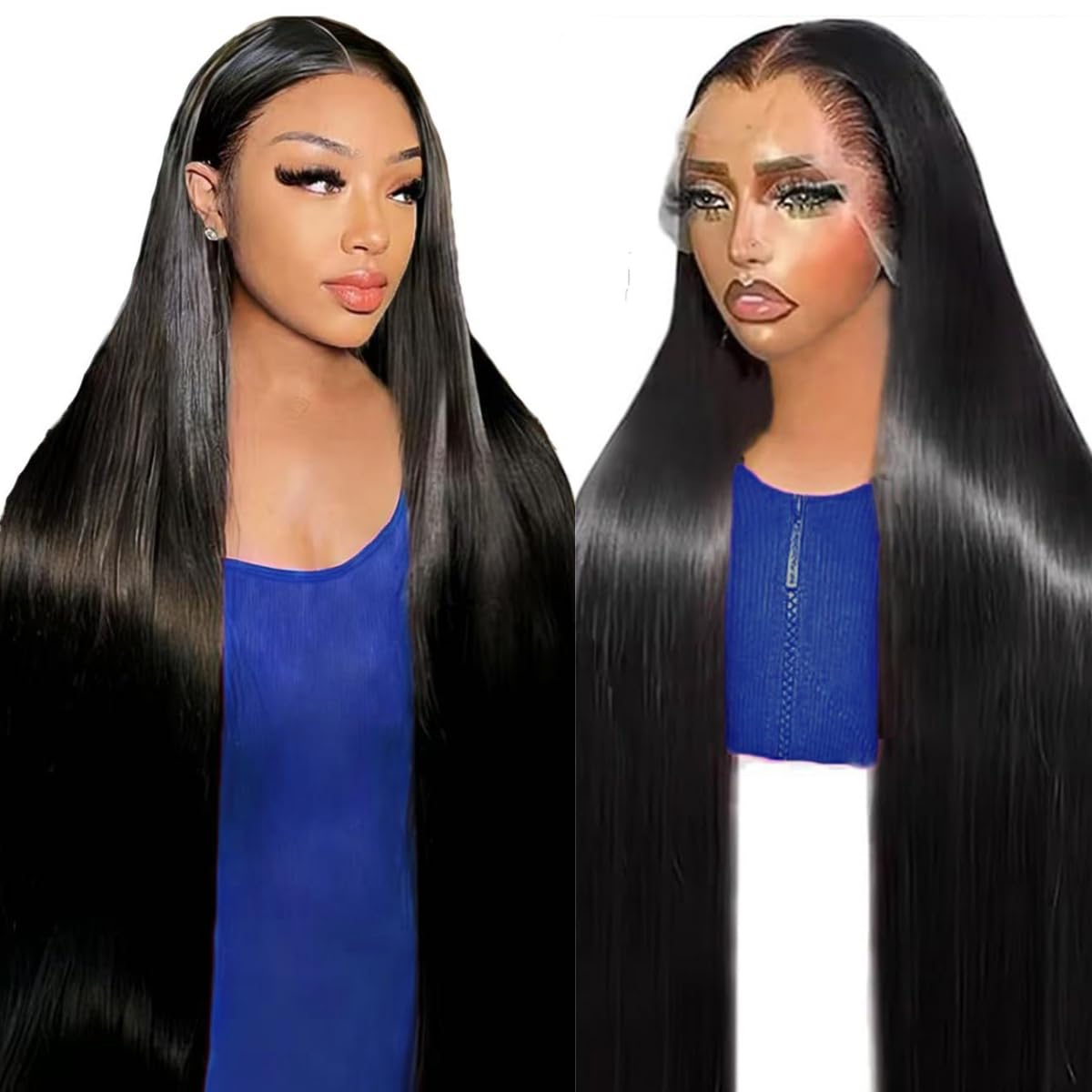 Detalle de LAPONDAI 32 Inch 13x6 Straight Wig