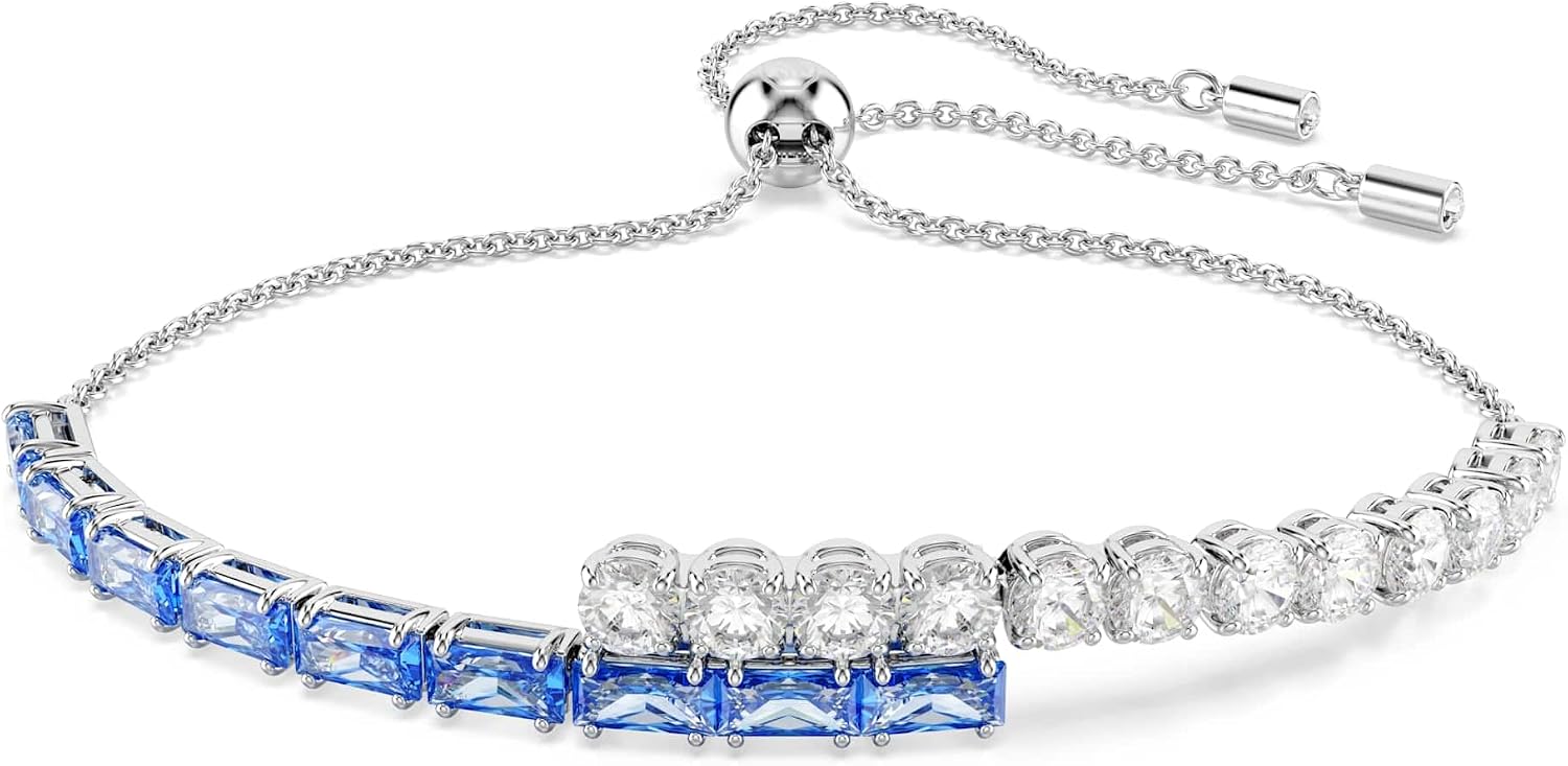 Thumbnail 6 de Swarovski Matrix Kollektion Blau Rhodiniert