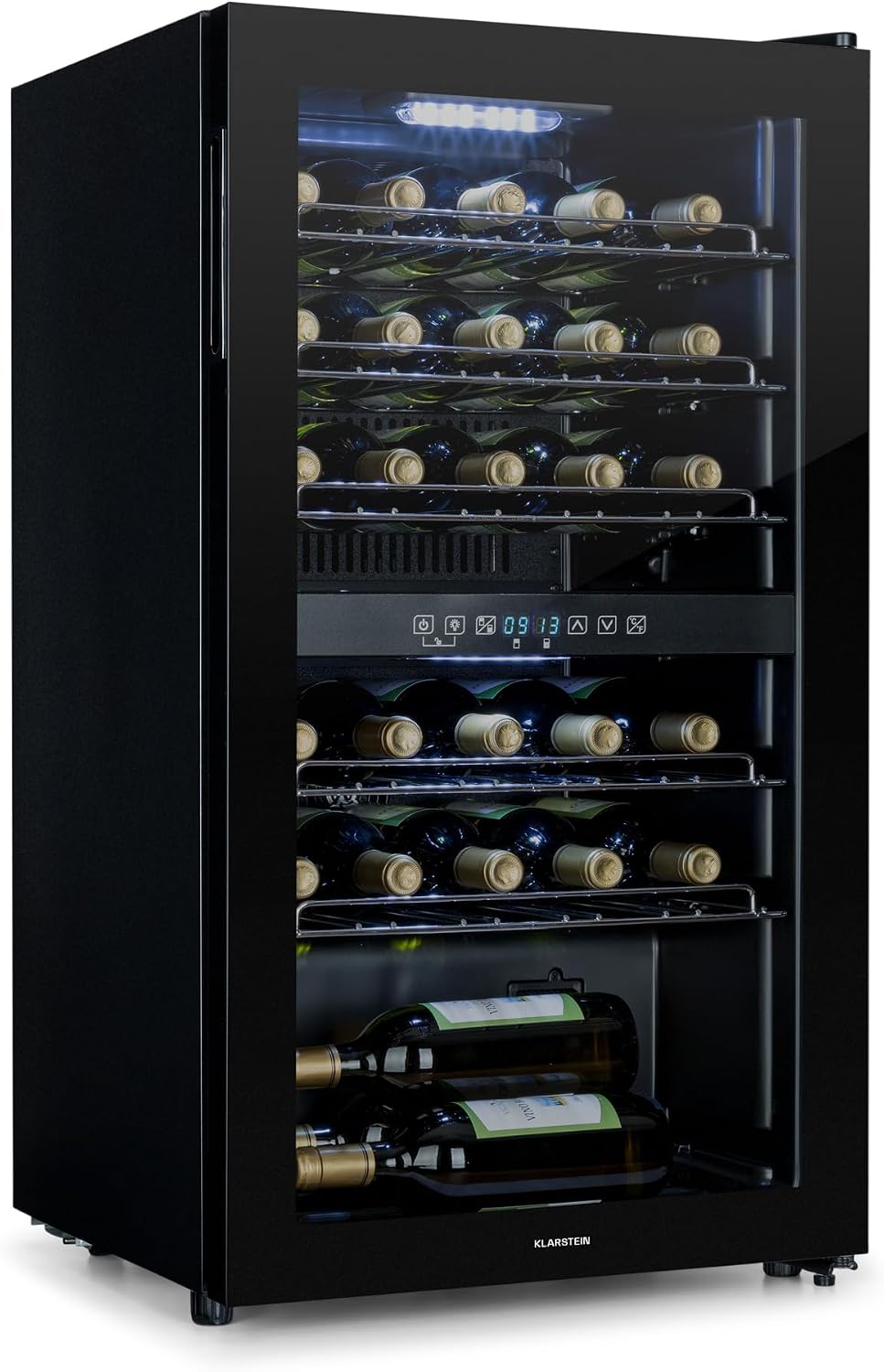 Detalle de Klarstein Shiraz TK15-Shiraz-29D – winiarka 80 l, 29 butelek, 2 strefy