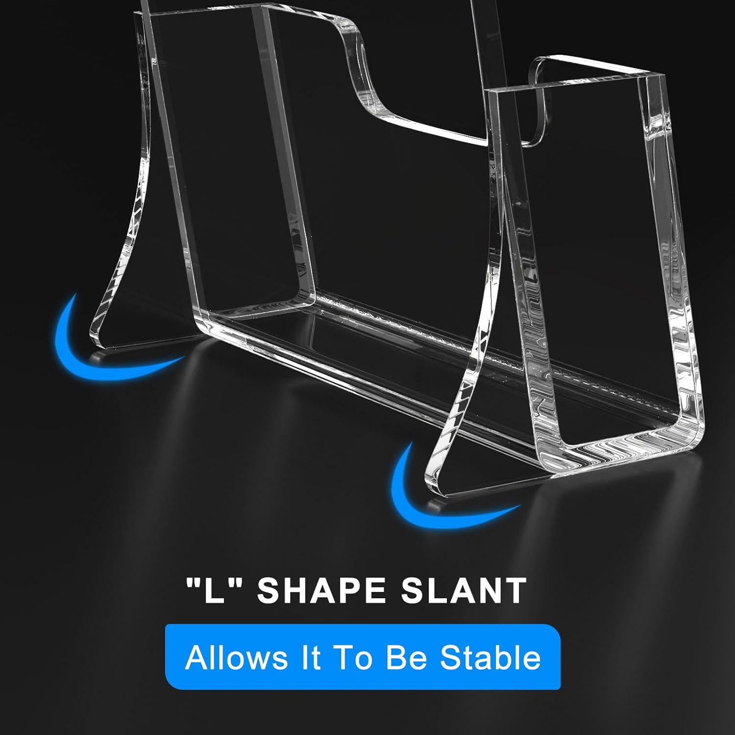 Thumbnail 4 de AITEE A5 Clear Leaflet Holder – 2 Pack, Acrylic Freestanding Brochure Dispenser