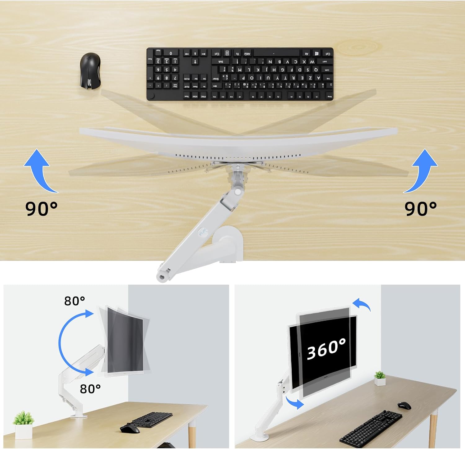 Detalle 2 de SUPTEK supporto monitor VESA 75/100