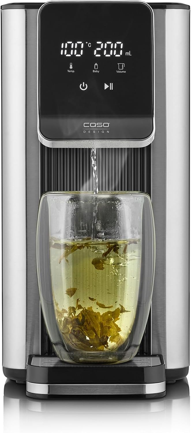 Detalle de CASO Design Hot 6 Advanced Turbo Hot Water Dispenser: A practical kettle replacement for everyday hot drinks and baby food