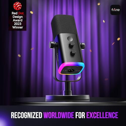 Detalle 2 de FIFINE AmpliGame AM8 USB/XLR Dynamic Microphone for Gaming Streaming